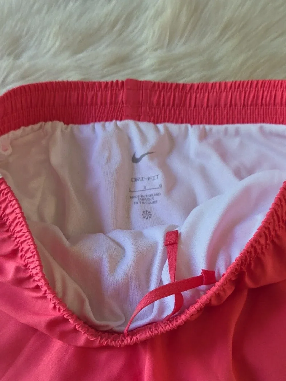Nike Girls Hot Pink Athletic Running Shorts Youth Large